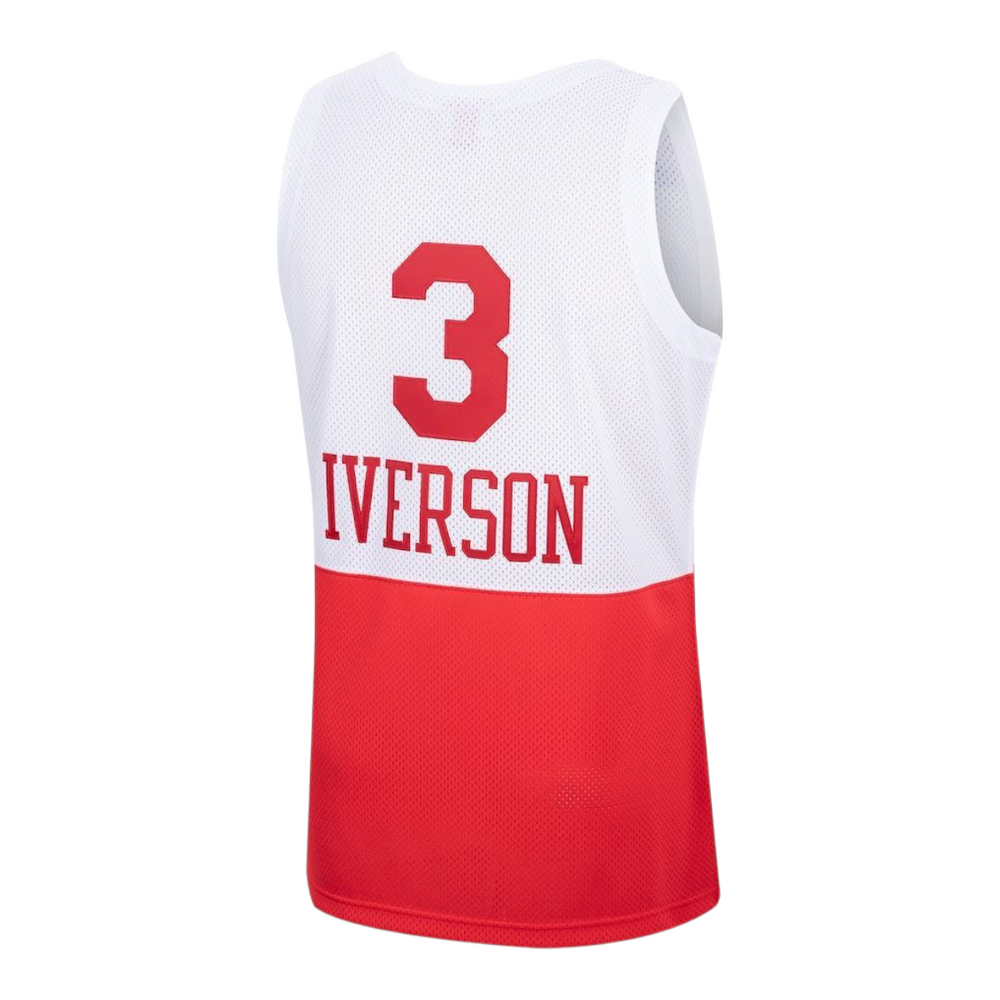 Jersey Clásico Philadelphia 76ers 2003-2004 – Allen Iverson #3 Rojo/Blanco