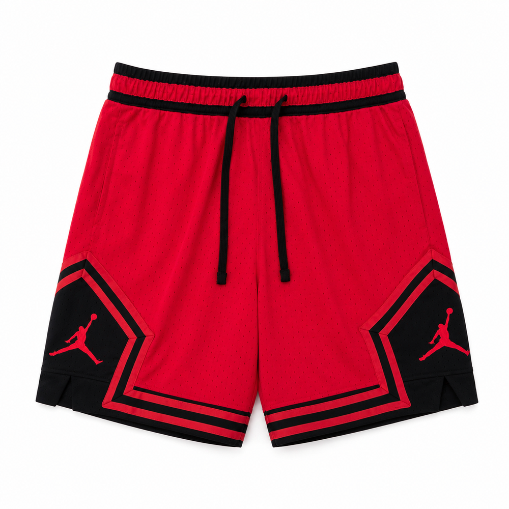 Shorts Diamond Basic  – MJ Sport Edition Rojo Negro