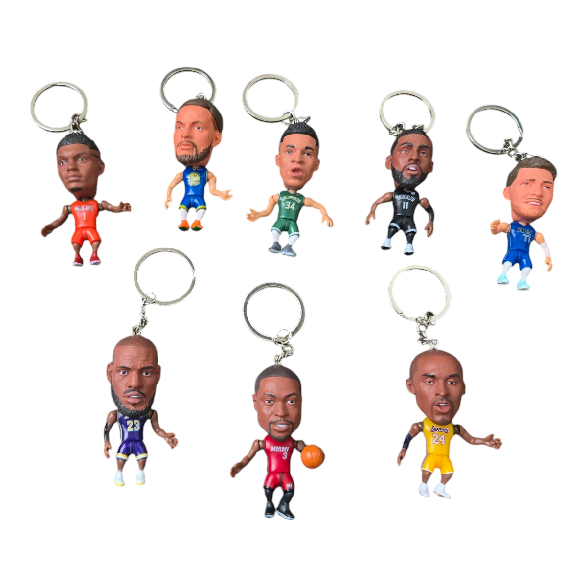 Llavero Figura de Jugador de Básquetbol – Mini Coleccionable con Balón