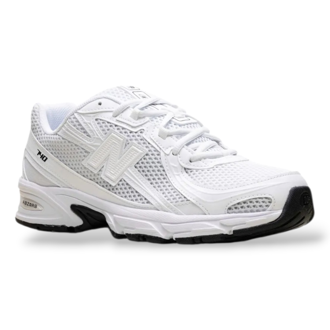New Balance 740 Triple White – Lifestyle Running