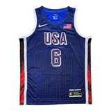 Jersey USA Basketball Juegos Olímpicos 2024 – #5 Edwards Azul