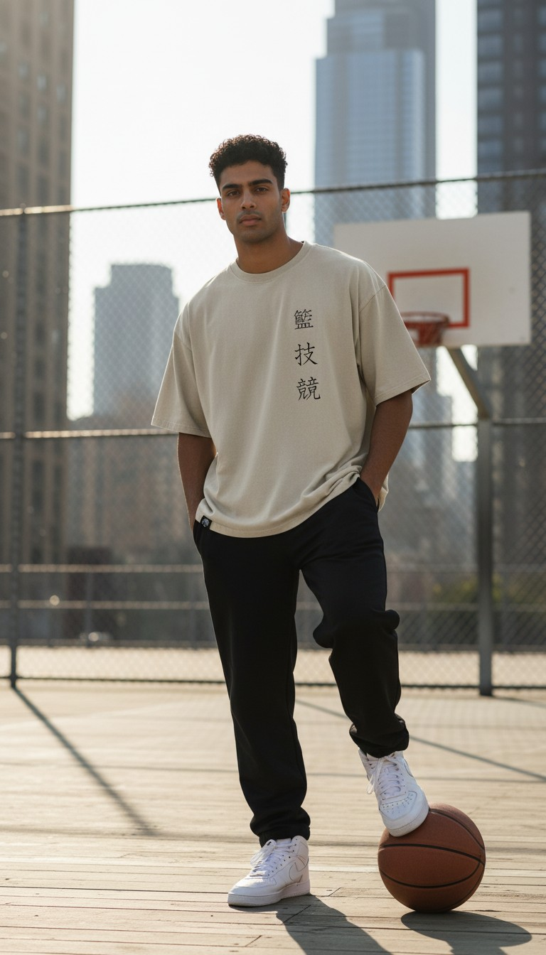 Playera Oversize "Dear Basketball" AlleyOop Athletics