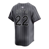 Jersey NYM Gris con Morado Edición Nueva – Soto #22
