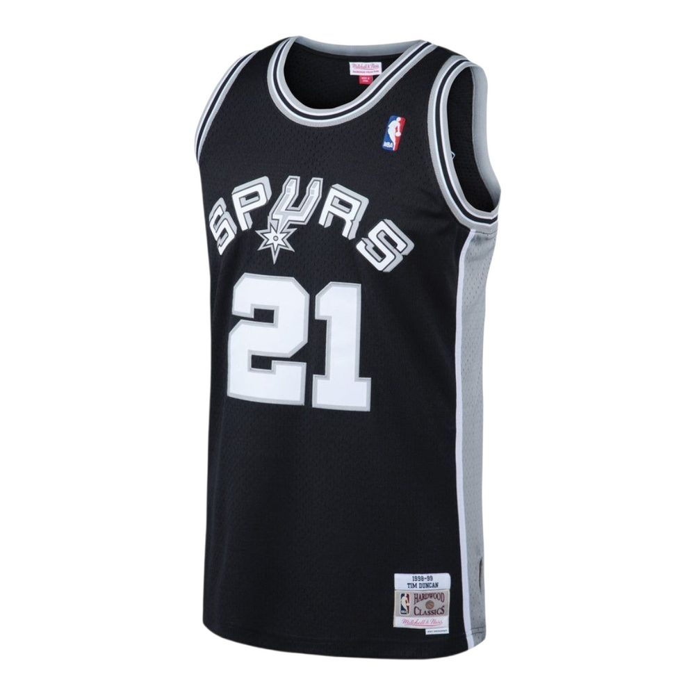 Jersey Clásico San Antonio Spurs 1998-99 – Tim Duncan #21 Negro
