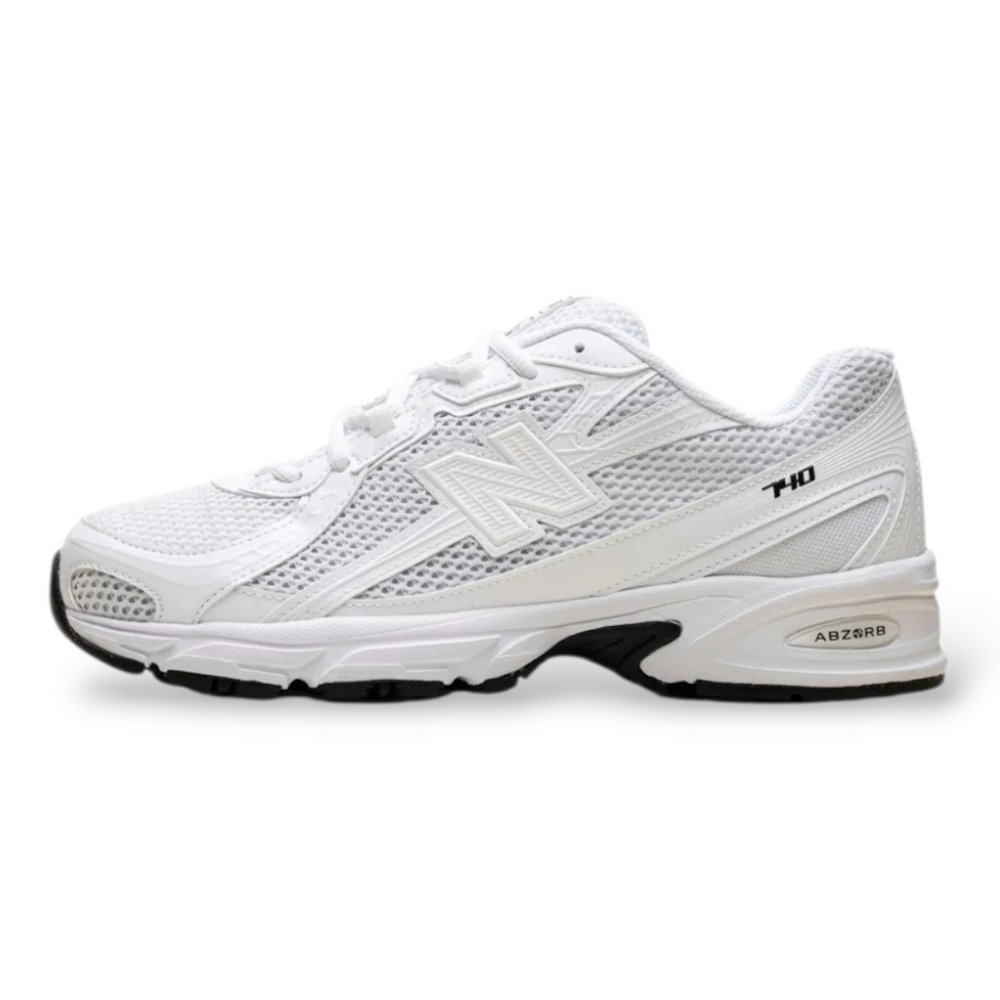 New Balance 740 Triple White – Lifestyle Running