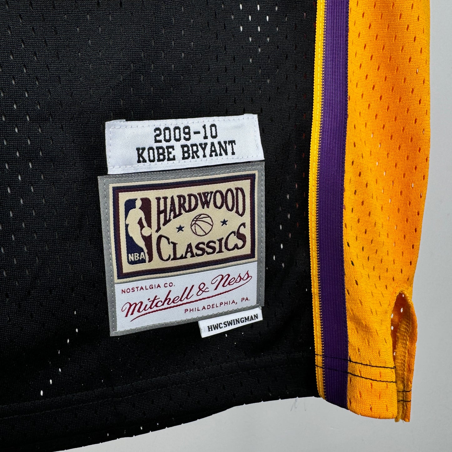 Jersey Basquetbol Clásico Los Angeles Lakers Negro 09/10 Kobe Bryant