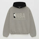 Hoodie Fear Of God x NBA Essentials – Unisex Oversized (Gray Edition)