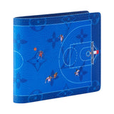 Cartera Cancha Básquetbol Azul – Basketball Wallet