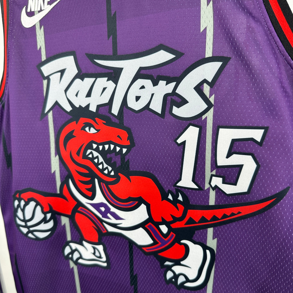 Jersey Clásico Toronto Raptors Morado – Vince Carter #15 | Edición Retro