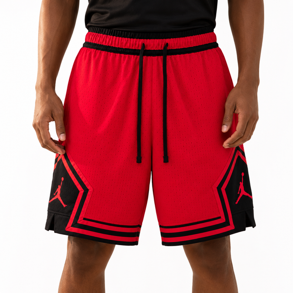 Shorts Diamond Basic  – MJ Sport Edition Rojo Negro