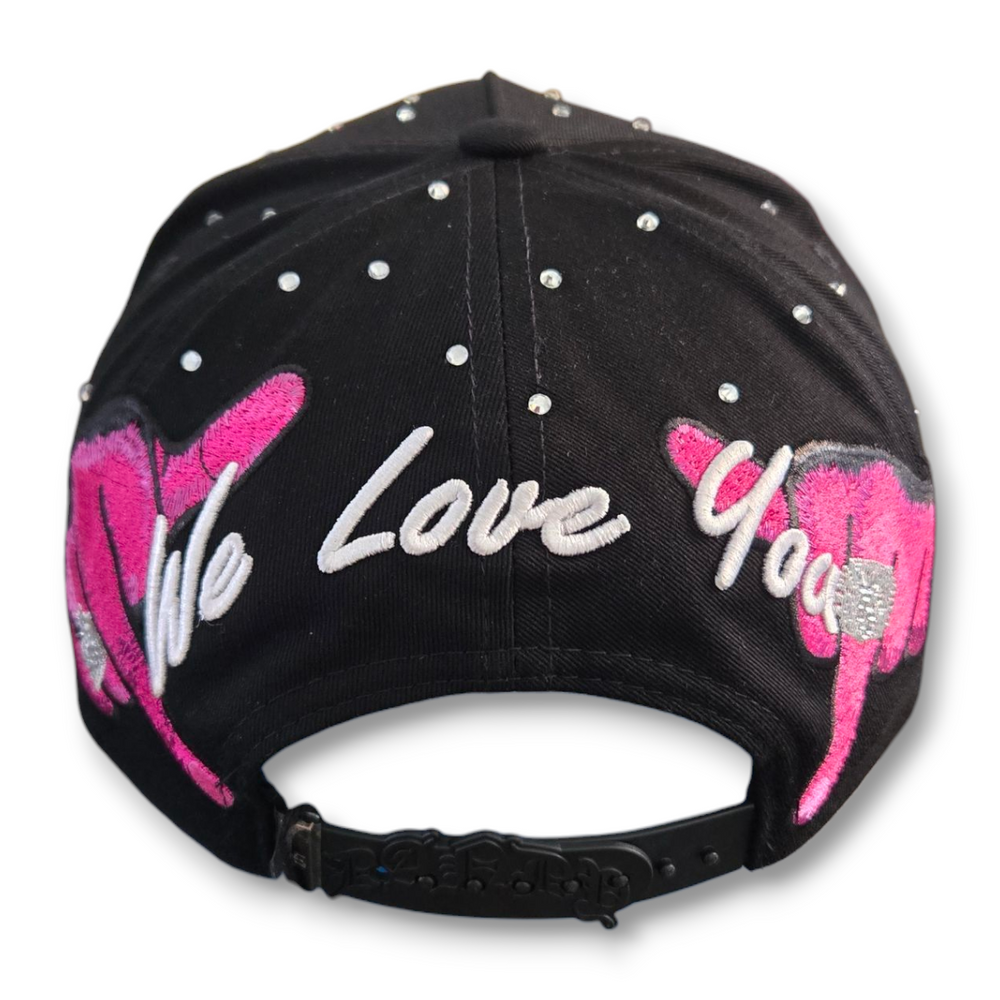 Gorra Diseño Dandy X Tombochio Cristales Haters Negro