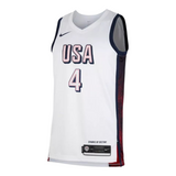 Jersey USA Basketball Juegos Olímpicos 2024 – #4 Curry Blanco