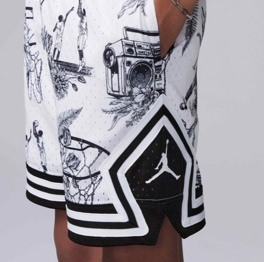 Shorts Diamond Older – MJ Printed Edition Blanco