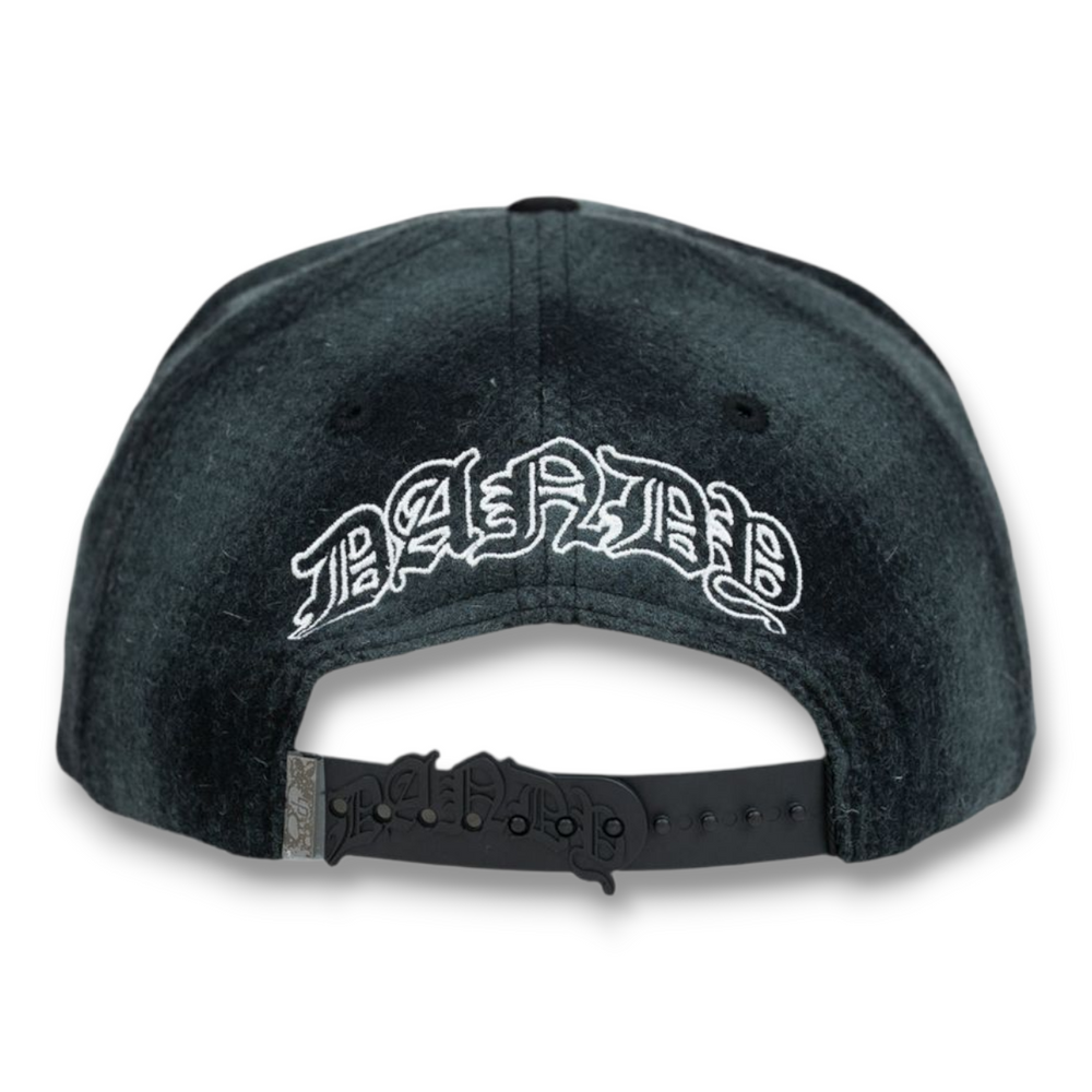 Gorra Diseño Dandy Hats La Plaid Negro Gris Pana Drop