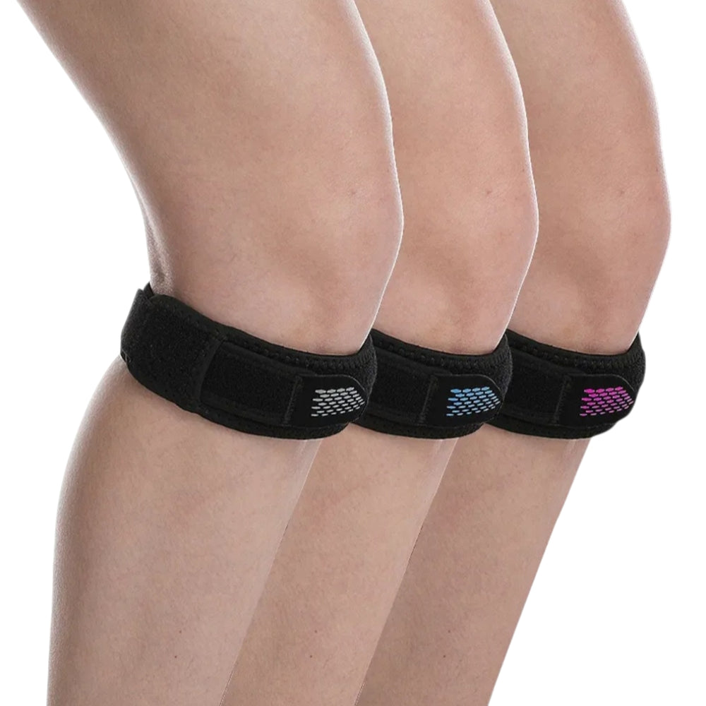 Banda Patelar Deportiva Ajustable con Gel de Silicón – Soporte para Menisco y Rodilla