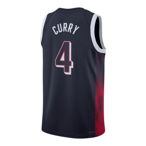 Jersey USA Basketball Juegos Olímpicos 2024 – #4 Curry Azul