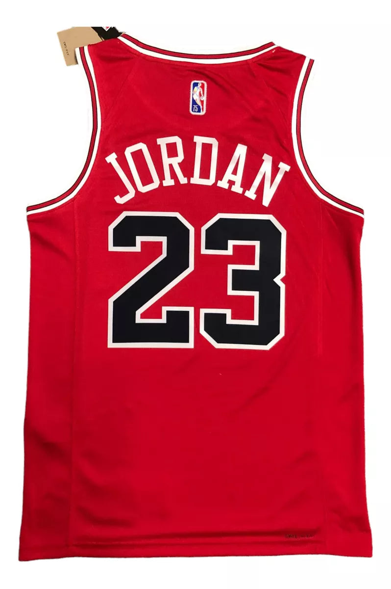 Jersey  Chicago Bulls 75th Aniversario – Michael Jordan #23 Rojo