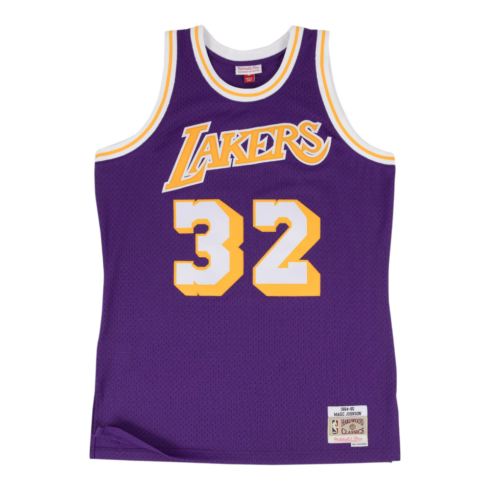 Jersey Clásico Los Angeles Lakers 1984-85 – Magic Johnson #32 Morado