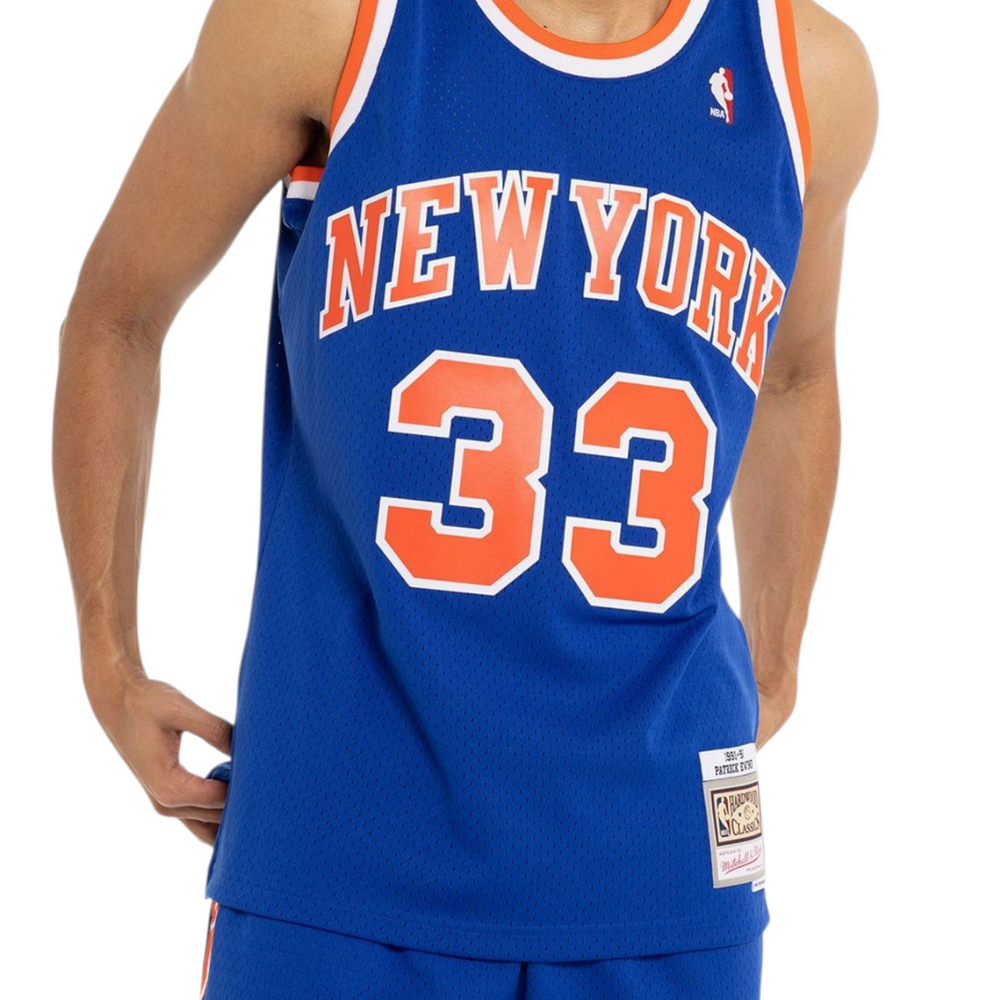 Jersey Clásico New York Knicks 1991-92 – Patrick Ewing #33 Azul