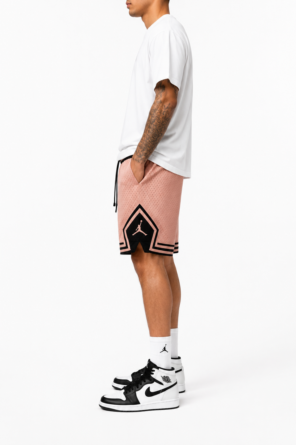 Shorts Diamond – MJ Basic Rosa Quemado