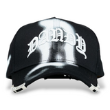 Gorra Diseño Dandy Hats Project 001 Negro Blanco Pines Metal