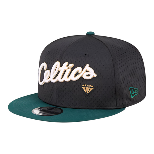 Gorra Snapback Boston Celtics – City Edition 2022 | Ajustable Negro / Verde