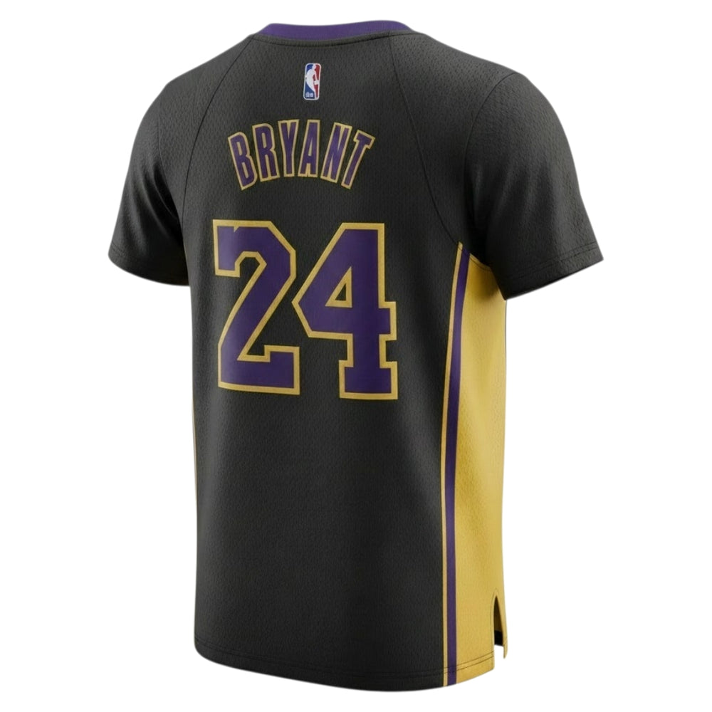 Jersey Manga Corta Los Angeles Lakers Black Alternate 2014-15 – Kobe Bryant #24