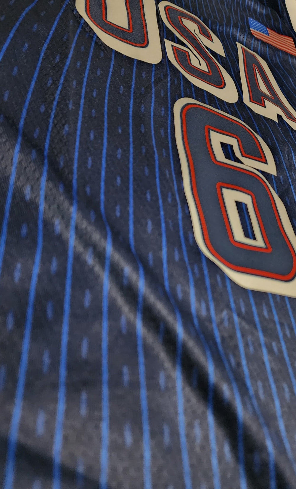 Jersey USA Basketball Juegos Olímpicos 2024 – #5 Edwards Azul
