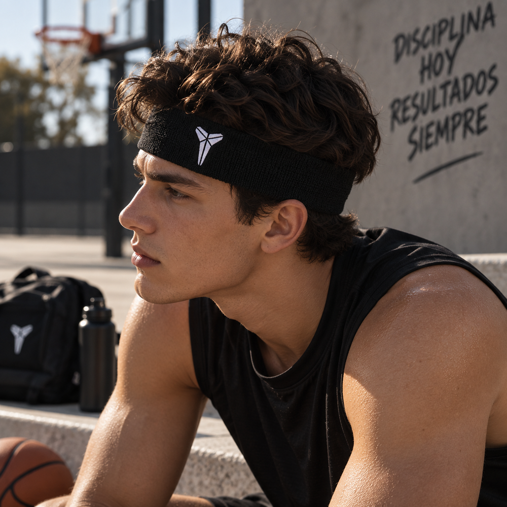 Headband Deportiva – Banda Absorbente Logo Kobe Bryant
