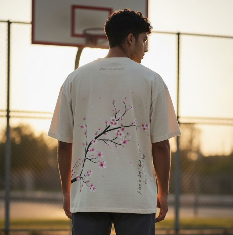 Playera Oversize "Dear Basketball" AlleyOop Athletics