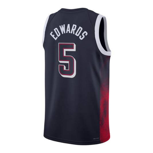 Jersey USA Basketball Juegos Olímpicos 2024 – #5 Edwards Azul