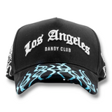 Gorra Diseño Dandy Hats Los Angeles Dandy Club Flamas Azules