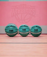 Balón De Básquetbol Molten GG7X Interior/Exterior Menta Tiffany Piel Sintética