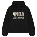 Hoodie Fear Of God x NBA Essentials – Unisex Oversized (Black Edition)