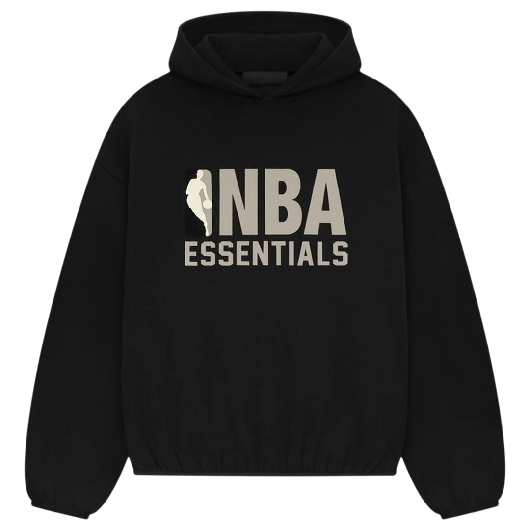 Hoodie Fear Of God x NBA Essentials – Unisex Oversized (Black Edition)