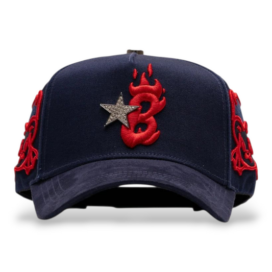 Gorra Diseño Bar B Star Fin Del Mundo Azul End Of World