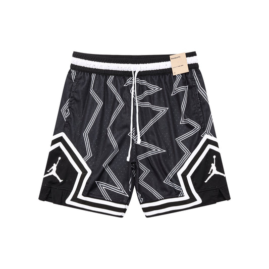 Shorts Diamond Big Kids – MJ Printed Sport Edition Negro