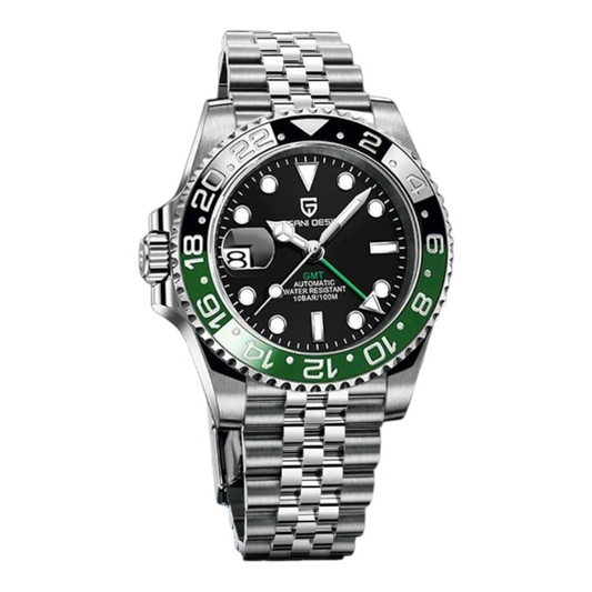 Reloj Pagani Design PD-1662 Automático – Hulk Verde con Negro y Pulso Jubilee