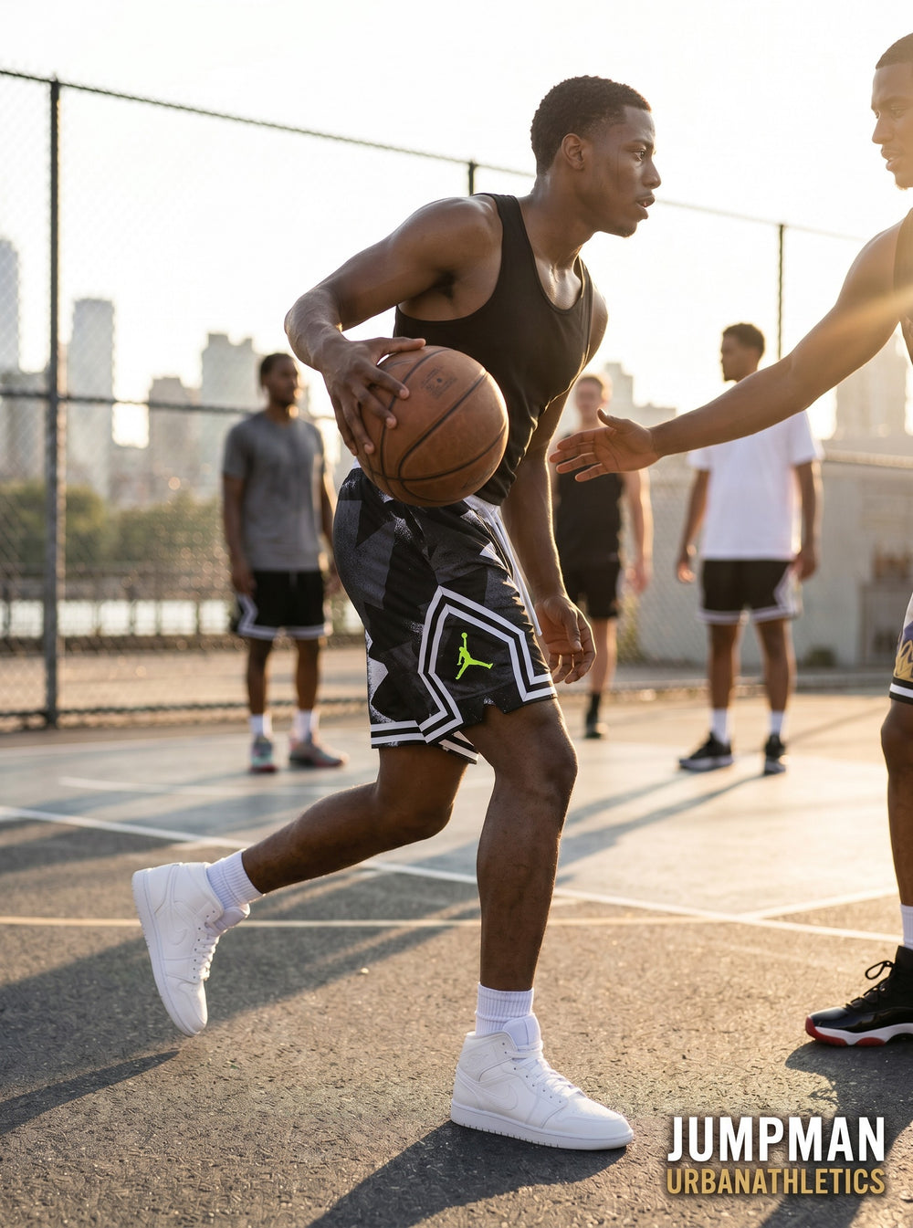 Shorts Diamond  – MJ Sport Electric Neon