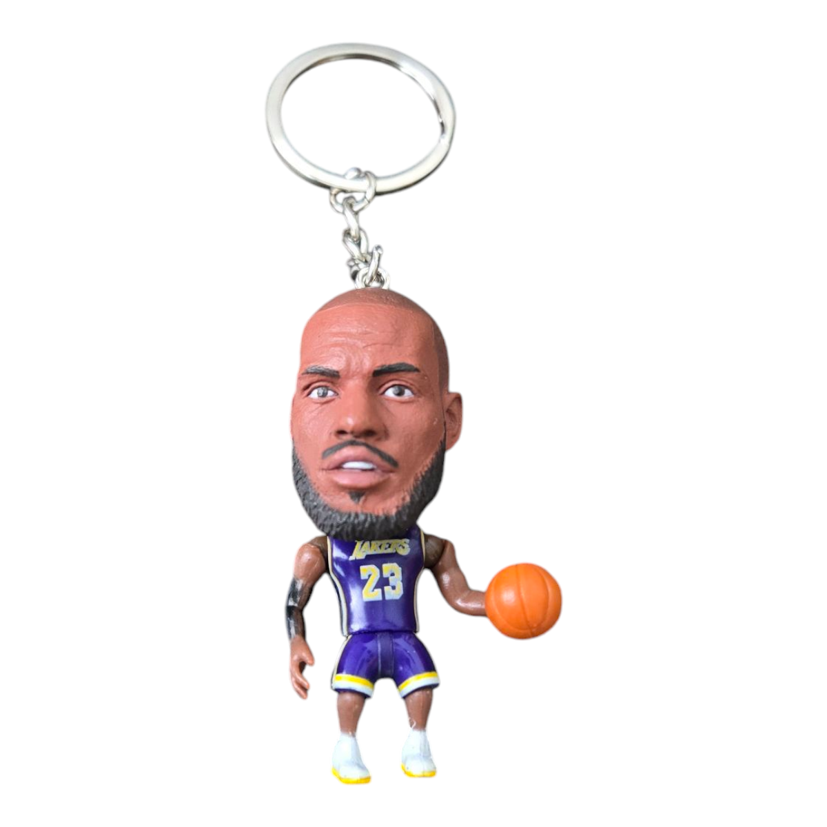 Llavero Figura de Jugador de Básquetbol – Mini Coleccionable con Balón