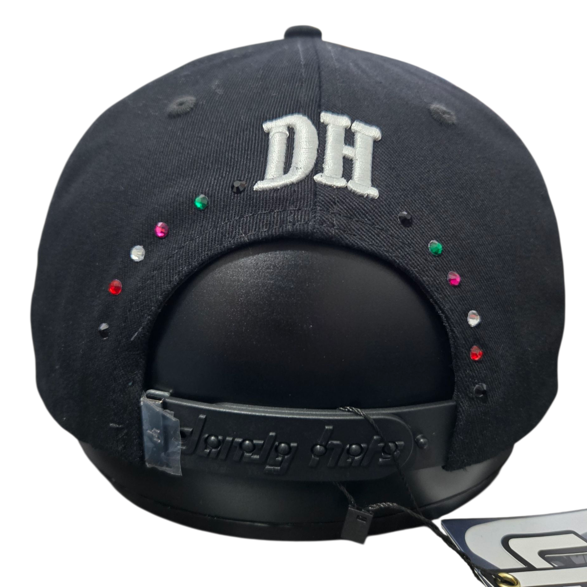 Gorra Diseño Dandy Hats Doe Negro Rojo Cristales Drop
