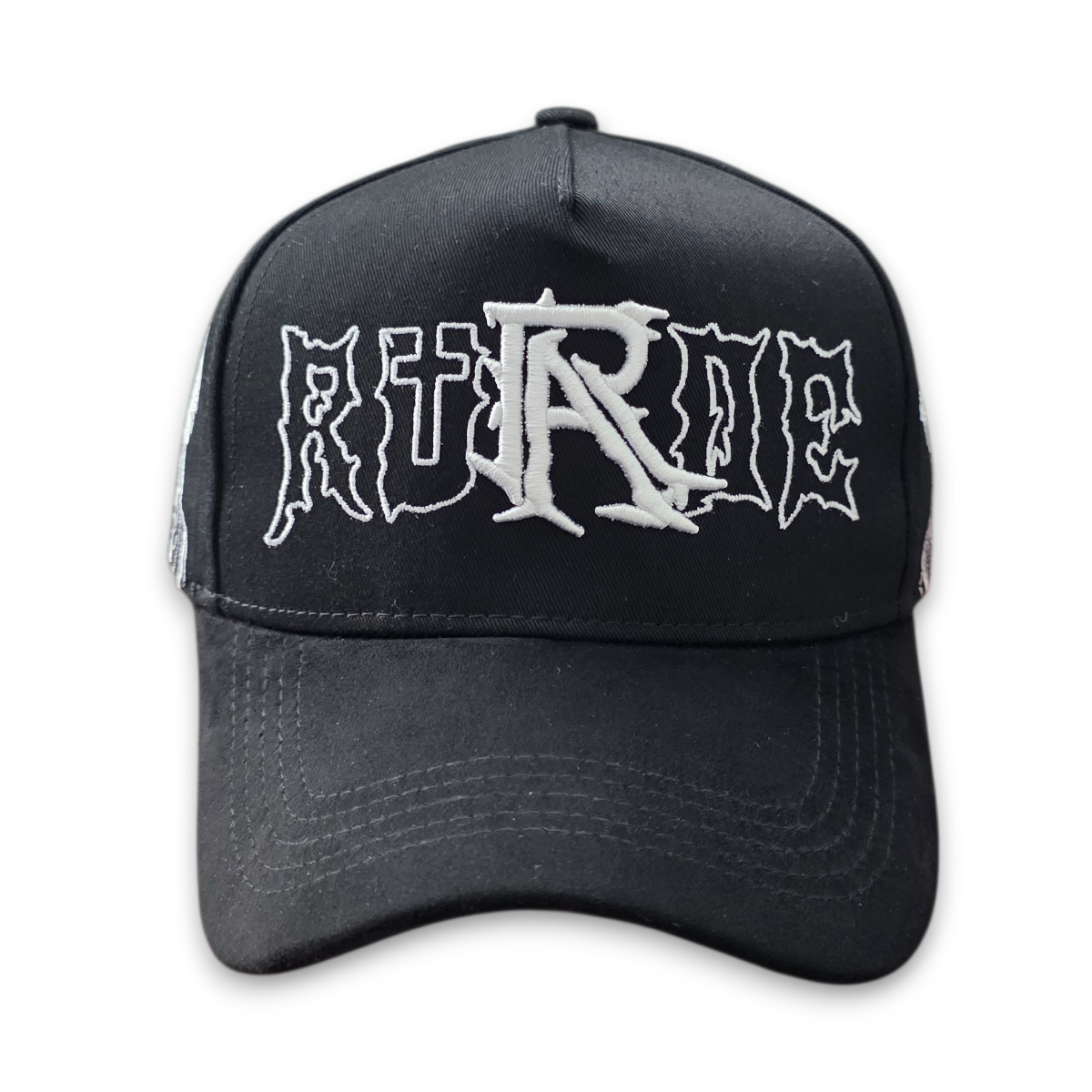 Gorra Rude Awakenings Jesus Christ Blanco Negro Cristo