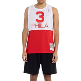 Jersey Clásico Philadelphia 76ers 2003-2004 – Allen Iverson #3 Rojo/Blanco