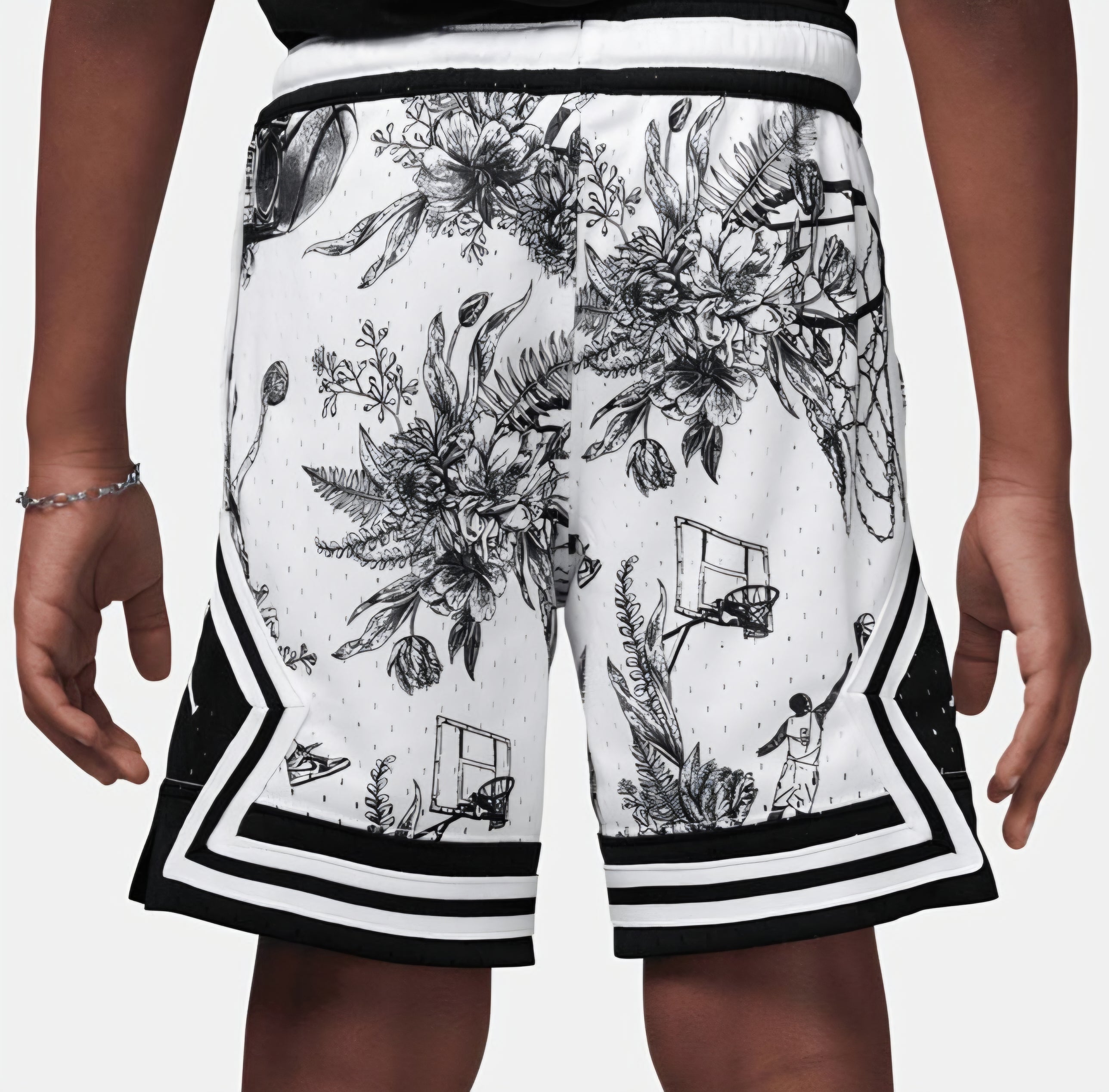 Shorts Diamond Older – MJ Printed Edition Blanco