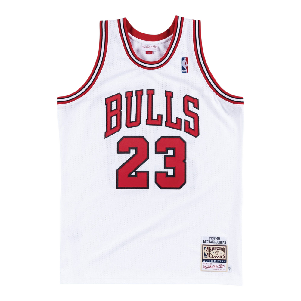 Jersey Clásico Chicago Bulls 1997-98 – Michael Jordan #23 Blanco