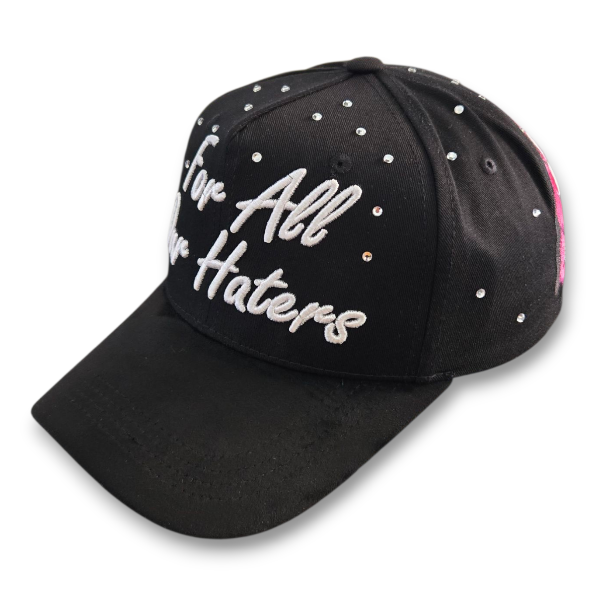 Gorra Diseño Dandy X Tombochio Cristales Haters Negro