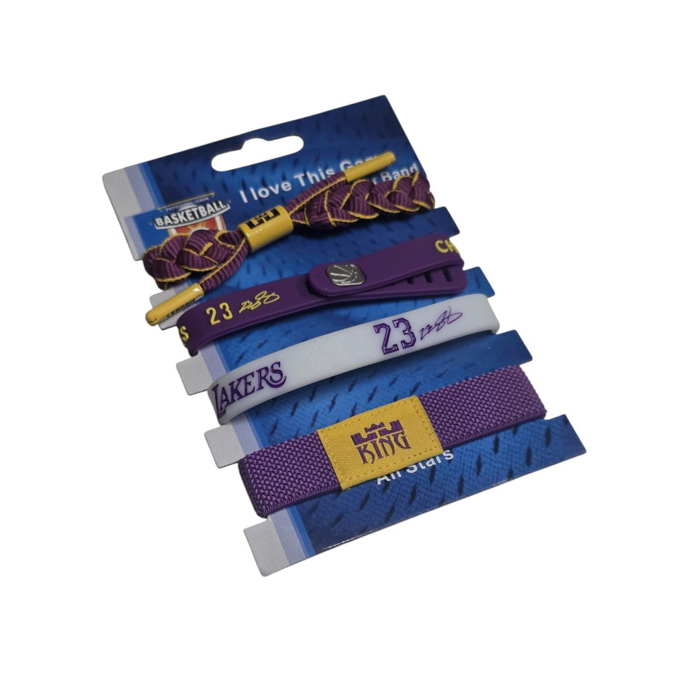 Kit de Pulseras NBA – Set de 4 Pulseras