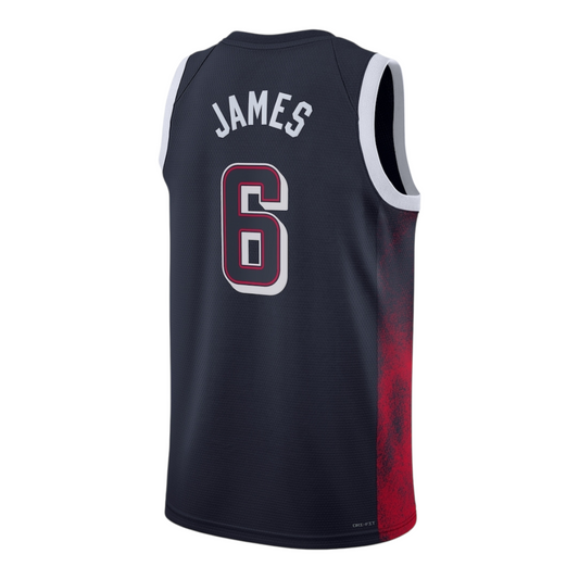 Jersey USA Basketball Juegos Olímpicos 2024 – #6 Lebron Azul