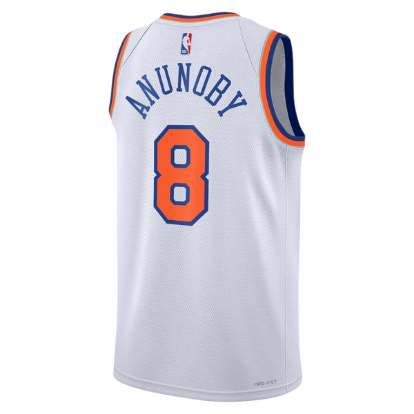 Jersey New York Knicks Association Edition 2025 – OG Aunoby #8