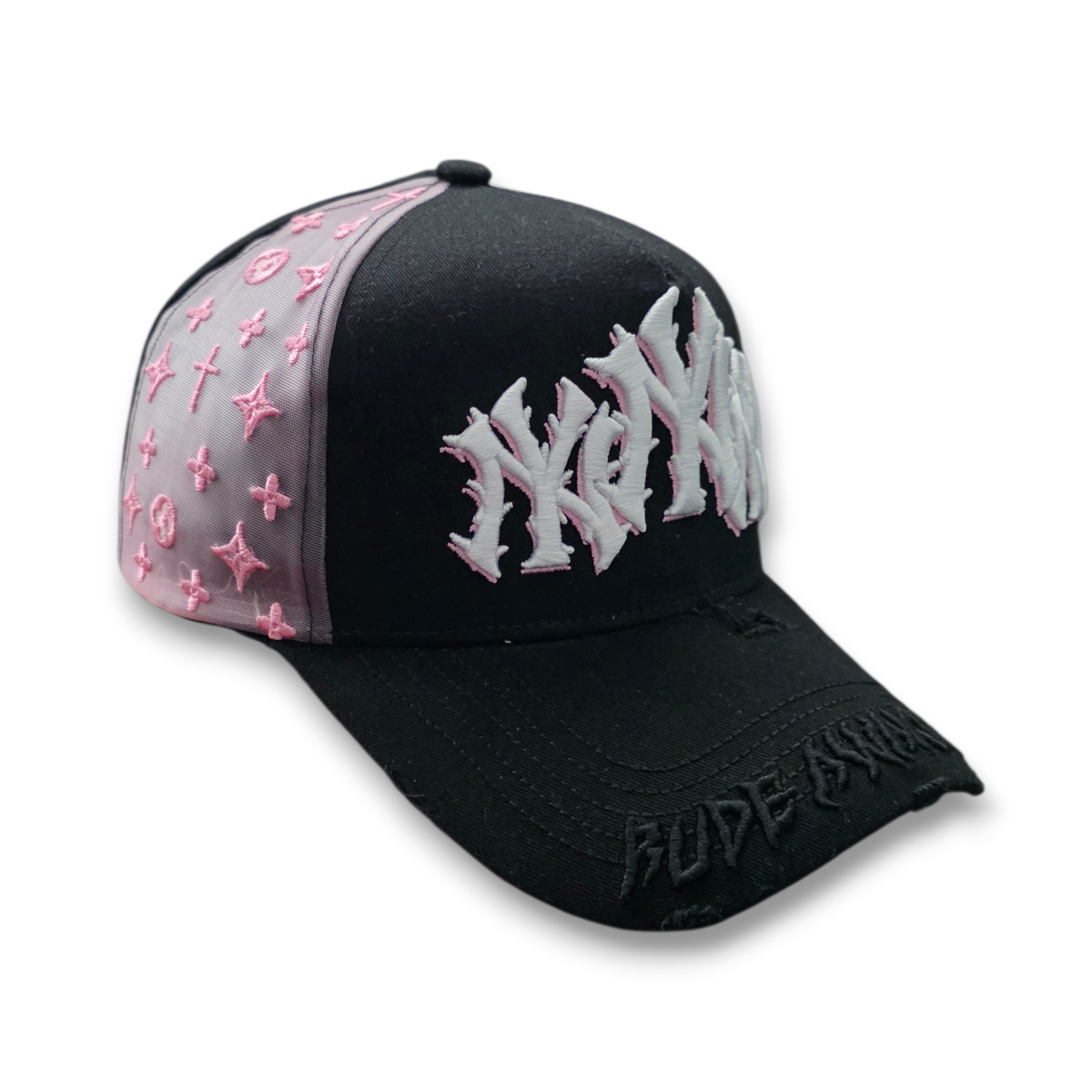 Gorra Rude Awakenings Ny Thorns Negro Rosa Nanana Drop
